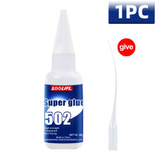 (M502-20G-1PC) Gran venta: 7 unidades de pegamento instantáneo 502 de alta resistencia, adhesivo res