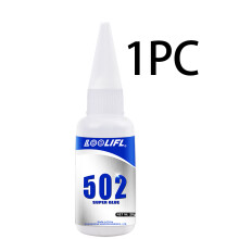 (502-k-20g-1pc)LOOLIFL1-3pcs 502 Super Glue Adhesivo de cianoacrilato de secado rápido instantáneo p