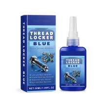 (Azul) 50 ml Pegamento fijador de roscas Pegamento para tornillos Fijación fuerte Antideslizante Age
