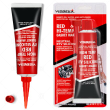 (Rojo, China continental) Adhesivo industrial fuerte de silicona RTV, sellador de alta temperatura,