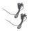 Practical USB Power Cable with Switches 2 Pin Bare-Black 1.5m 1