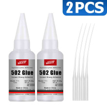 (20 g (0,7 oz) - 2 unidades) Peso neto 20 g 502 Super Glue Adhesivo de cianoacrilato de secado rápid