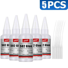 (20 g (0,7 oz) - 5 unidades) Peso neto 20 g 502 Super Glue Adhesivo de cianoacrilato de secado rápid
