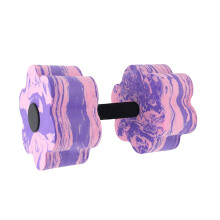 Exercise Equipment with Padded Grip for Water-purpleand pink