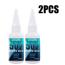(502-AF-20G-2PCS) Pegamento instantáneo 502 para la nueva temporada escolar, de secado ultrarrápido,