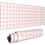 Stor gaming musemåtte med pink ternet plade, 80x30 cm 1