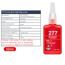(277 (50 ml)) Adhesivo de alta resistencia para fijación de roscas, pegamento antiaflojamiento, sell