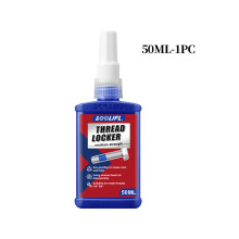 (B243-50ml-1pc) Pegamento instantáneo azul fijador de roscas, adecuado para tuercas, pernos y sujeta