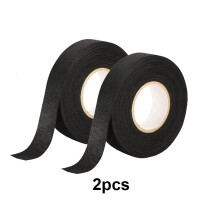 (2 piezas, 15 m (49,21 pies)) Cinta de tela para arnés de cableado de 15/25 m, 9-32 mm, autoadhesiva