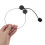 OUNONA, finto microfono, auricolare, costume, accessorio (2 pezzi) 3