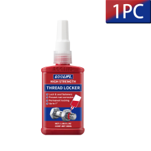(A-271-50g-1pc) LOOLIFL 1-5pcs Fijador de roscas rojo Pegamento para roscas Agente fijador de roscas