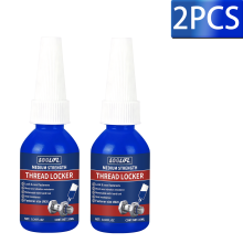 (A-243-10g-2pcs) LOOLIFL 1-5pcs Fijador de roscas rojo Pegamento para roscas Agente fijador de rosca