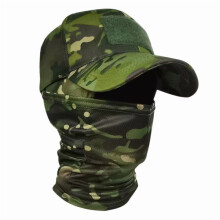 Taktische Tarn-Sturmhaube mit atmungsaktivem, staubdichtem Netz