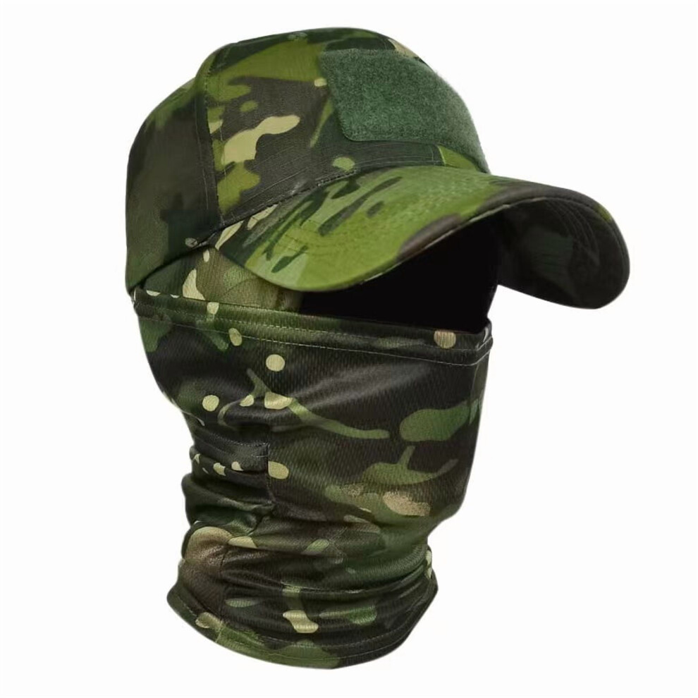 Tactical Camo Balaclava Hood With Breathable Dustproof Net 9009879702672