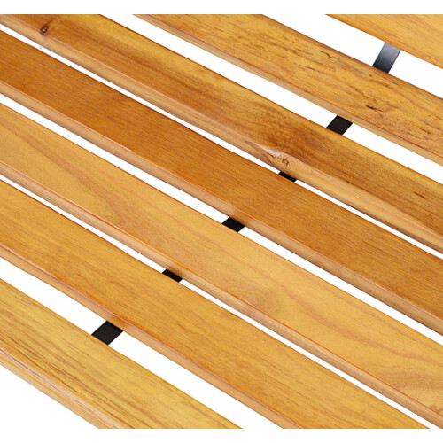 Wooden garden bench, park bench, two-seater 2