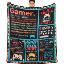 Gaming-Überwurfdecke für Teenager – 50 x 60 Zoll