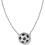 Basketbalhanger ketting van sterling zilver 1