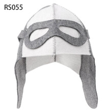 Bonnet de sauna en feutre de laine, 3 mm d'épaisseur