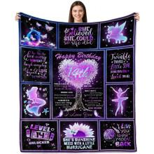Couverture pour le 14e anniversaire d'une fille, 101,6 x 127 cm (40 x 50 pouces)