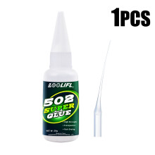 (c502-20g-1pc) LOOLIFL 502 Pegamento instantáneo de secado rápido, adhesivo de cianoacrilato para cu