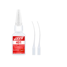 (20G-1P) 20 ml 401 Super Glue Adhesivo profesional Adhesivo de cianoacrilato transparente para plást