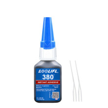 (20g-380-1pc)LOOLIFL414-380 Juego de adhesivos multiusos de 20 g - Ideal para plástico, metal, cauch
