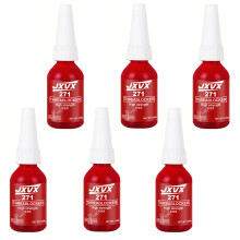 (10g-6PCs)10pcs 271 (rojo) Fijador de roscas Agente fijador de roscas de alta resistencia Sellador 5