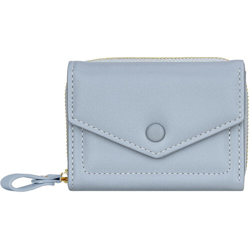 Women's Bifold Wallet with RFID Blocking and Zip Coin Pocket