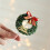 Mini Christmas Tree Cake Topper with LED Lights 1