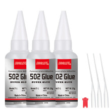 (new20g-502-3pcs) Pegamento instantáneo multiusos 20g-502 - Adhesivo de cianoacrilato de secado rápi