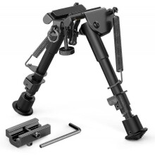 2 In 1 Bipod 6 Inch To 9 Inch Adjustable Height Rail Mount Adapter Included TKQ