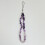 Amethyst-Handykette mit Nazar-Amulett und Steinperlen 1