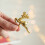 Mini Christmas Tree Cake Topper with LED Lights 1