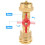 Gas Refills Adapter with Valves Metal Quick Connect Adapter 6