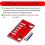 Stück/Lot USB Typ-C Breakout Board Seriell Basic Breakout Buchsenanschluss Typ PCB Konverterplatine 3