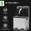Homcom Cubo de Basura Gris 41.7 x 36.6 x 43.2 cm 6