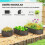 Outsunny Jardinera Exterior Gris 150 x 62 x 30 cm 4