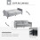 Homcom Sofá Cama Gris 189 x 80.5 x 78.5 cm 4