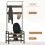 Homcom Perchero Metálico Multicolor 72 x 34 x 185cm 4
