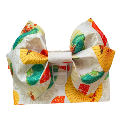 Japanskt kimonobälte för kvinnor – polyester, 36x30cm 2