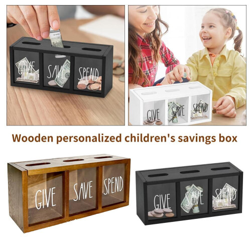 Children's Personalized Piggy Bank Savings Box 2