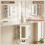 Homcom Armario de Espejo Blanco 66 x 17 x 63 cm 10