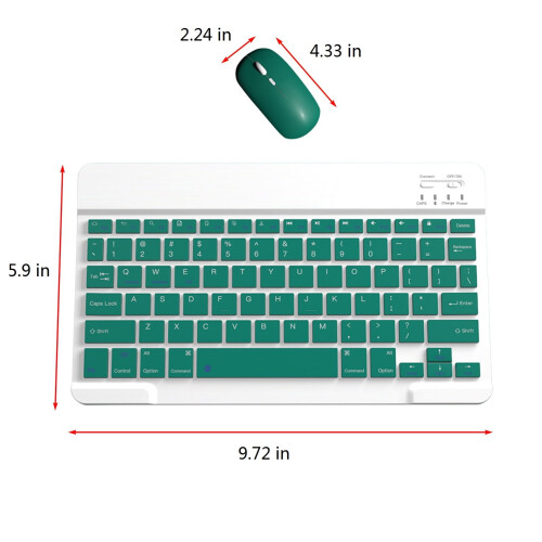 Bluetooth billentyűzet és egér szett Android Windows PC-hez 2