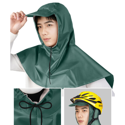 Universal Protective Hood Shielding Guard Cover For Rain-Black 2