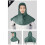 Universal Protective Hood Shielding Guard Cover For Rain-Black 6