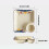 Easy to Cleaning Glazed Ceramic Square Serving Plate-Willow 4