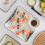 Square Shaped Ceramic Serving Dish for-Flower and bird 6