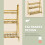 Outsunny Soporte para Planta Marrón 100 x 37 x 93 cm 6