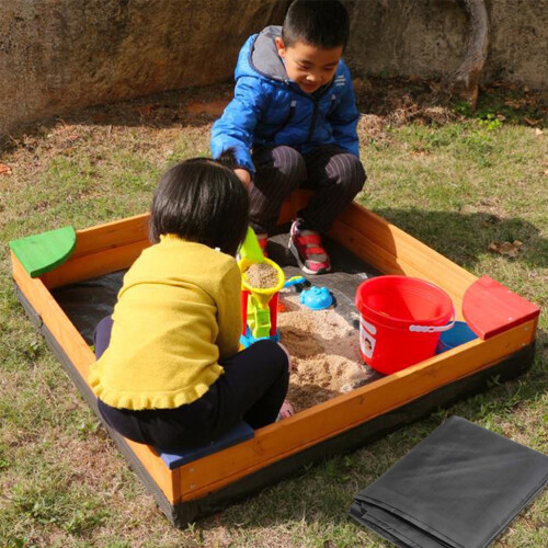 Sandbox cover for children's sandpit toys 2