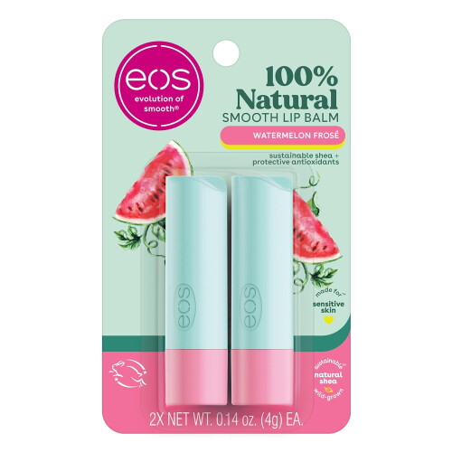 eos Lip Balm, Watermelon Frosé  0.14 oz, 2-Pack